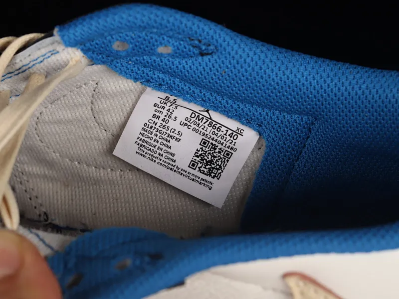 All categories Air Jordan Jordan series basketball shoes Air Jordan 1 Low LJR version Travis Scott x Air Jordan 1 Low OG AJ1 Joe 1 joint overhead hook DM7866-140
